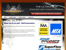 Tablet Screenshot of neillautomotive.com.au